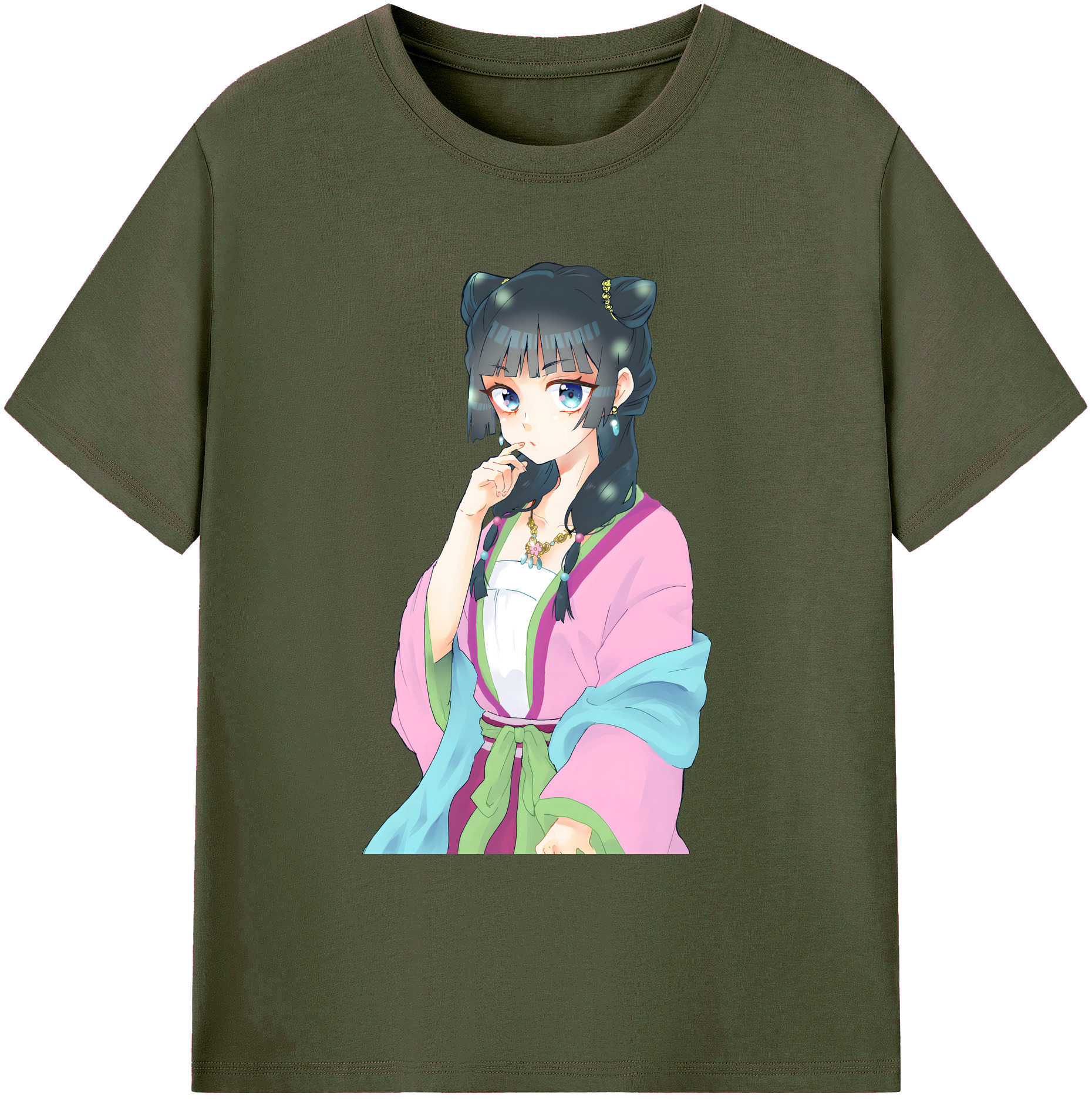 （画像用） 薬屋のひとりごと The Apothecary Diaries 綿100％ メンズ半袖Tシャツ｜肌触りやわらか＆通気性